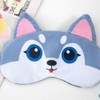 Dinntty Silk Eye Mask Light Blocking Sleeping Cute Cat Eye