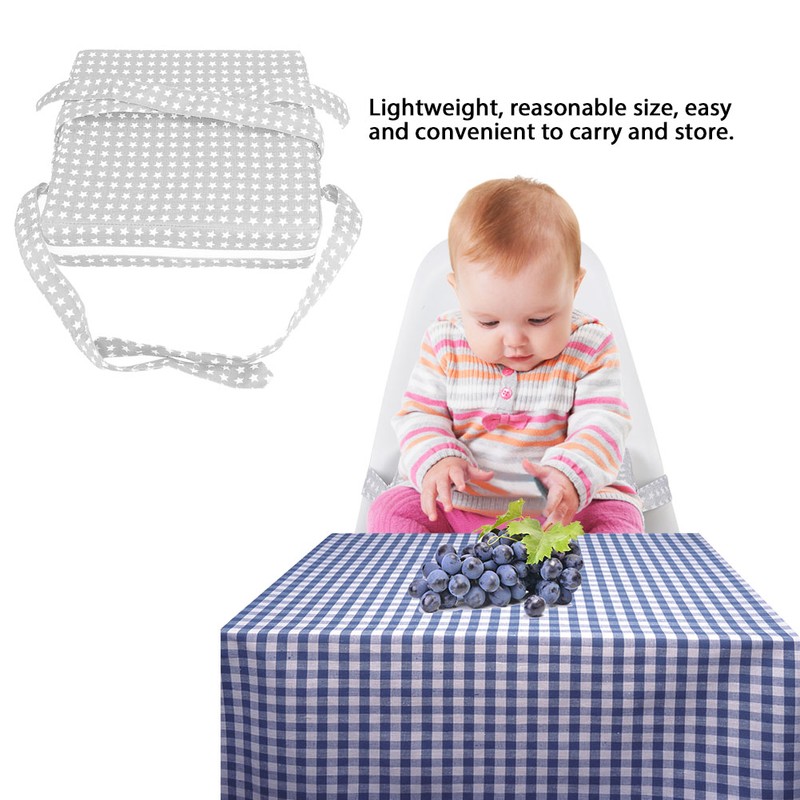 Adjustable Removable Baby Dining Chair Booster Cushion Kids Highchair Seat