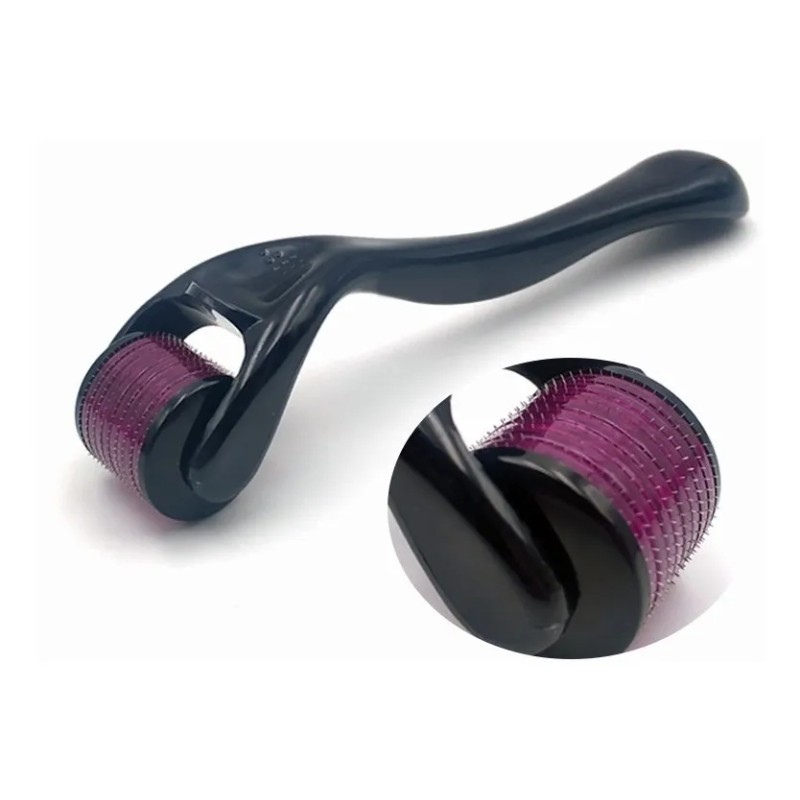 Dermaroller Facial Barba 0.5/1/2 Mm Regenera Colágeno