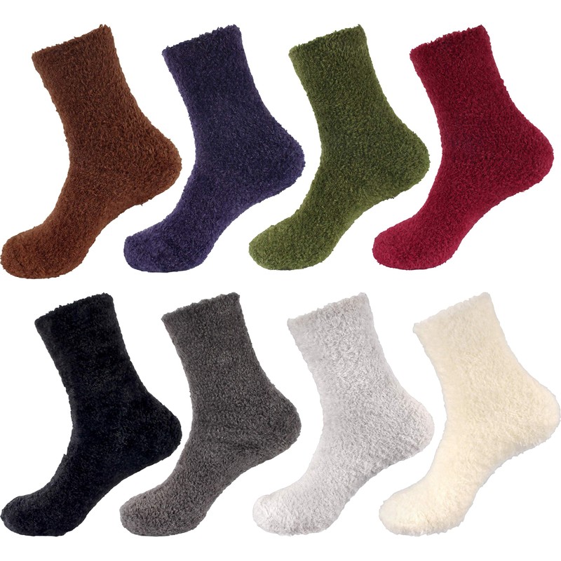 BambooMN Men's Super Comfy Soft Warm Plush Slipper Bed Fuzzy