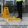 KLEEN HANDLER 18" Push Broom with 61" Long Extendable Metal