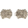 Breiter Dirndl Buckle Clasp, Traditional Apron Clasp, Metal with Flower,