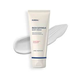 KUNDAL Rich Soy Milk Body Cream #Merrow Vanilla Rich Soymilk Body Cream 6.8 fl oz (200 ml) #Melllow Vanilla