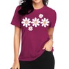 Daisy Shirts for Women Flower Graphics Tee Shirt Wildflower Lover