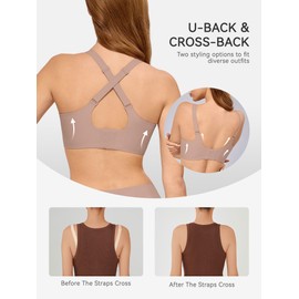 LUCKMEEY Bras for Women No Underwire Wireless Bras - Seamless Push Up Full Coverage Bralettes Comfortable Everyday Bra