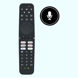 AULCMEET Replacement Voice Remote Control VS2187RC-2 VS2187RC Fit for Grundig Android TV LED Ultra HD