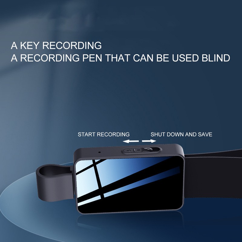 Voice Activated Recorder HD Noise Reduction Smart AI MP3 Player