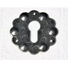 UHRIG 2x Wrought Iron Rosette for PZ Lock Forged Steel