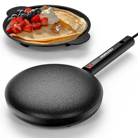 Electric Crepe Makers, Nonstick Coating & Automatic Temperature Control