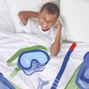 CafePress Snorkel Flippers Throw Blanket Super Soft Fleece Plush Throw