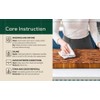 EZ FURNITURE Non-Toxic Teak Large Wood Cutting Board & Serving