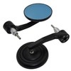 HTTMT- Round CNC Big 7/8" Handle Bar End Rearview Side