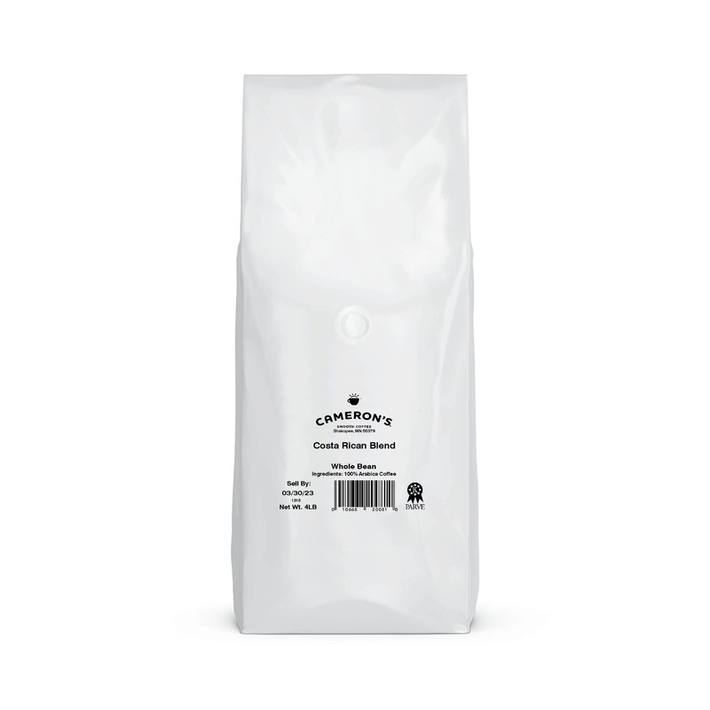 Cameron's Coffee Roasted Whole Bean Coffee, Costa Rica Blend, 4