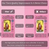 Smoostart Tarot Cards for Beginners with Meanings On Them, Tarot