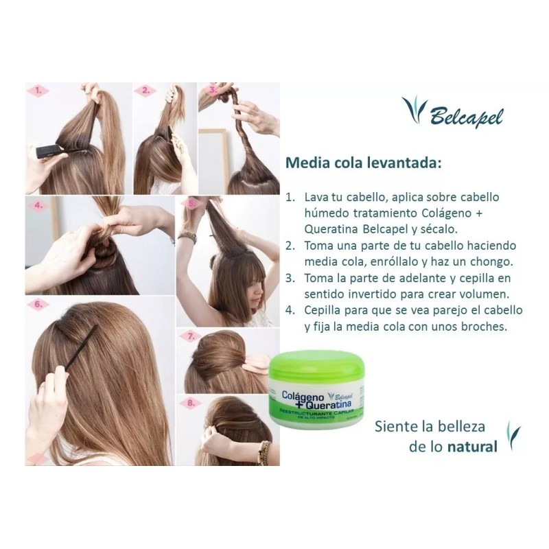 belcapel Colageno + Queratina Belcapel 250ml