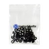 Instockbolts 5/16-18 Black Hex Nuts, Stainless Steel 304 (18-8) Black