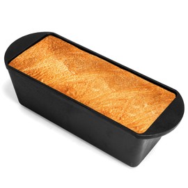 Oranbulb Cast Iron Bread Pan 13x5 Inch Loaf Pan, Cast Iron Baking Pan for Sourdough and Sandwich Bread Loaves