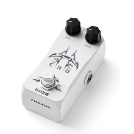 RVONE Chorus Guitar Pedal, Analog Guitar Pedal with BBD Circuitry, Guitar Effects Pedal True Bypass & Aluminum Case, Electric Guitar