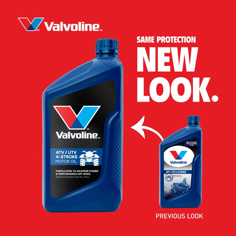 Valvoline 4-Stroke ATV/UTV SAE 10W-40 Motor Oil 1 QT, Case