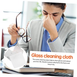 TOVINANNA 2sets Eyeglass Clean Cloths Glasses Cleaning Wipes Lens Cleaning Cloth for Glasses Lenses 12pcs*2
