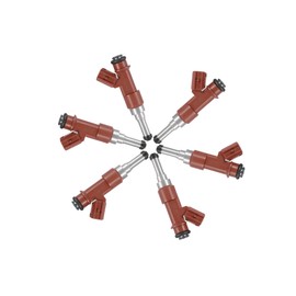 Partuto 6pcs 23209-31050 Fuel Injector for Toyota Camry 2007-2011 for Toyota Highlander 2008-2011 for Toyota RAV4 06-12 for Lexus ES350 07-12 for Lexus RX350 07-09 3.5L 2GR-FE Replacement