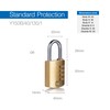 40mm Brass Combination Padlock pk 1 box
