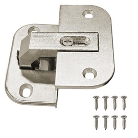 Adjustable Concealed Pie Cut Corner Cabinet Hinge, Lazy Susan Hinges for Cabinet Door, Replacement for Mepla SSP 17, 19 and 21 Series Hinges
