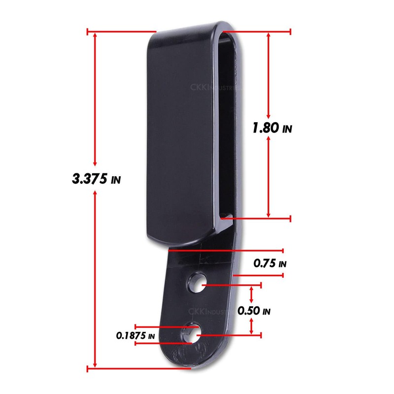 TacWare 2-Hole Angled Belt Clip Universal Holster Attachment - (2