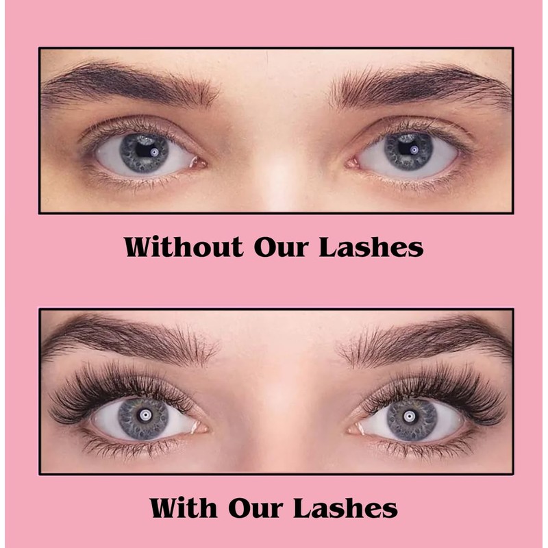 Qsrsjcq Dalarey Magnetic Lashes with Applicator Magnetic Eyelashes Natural Look