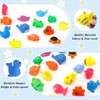 Heyu-Lotus Pack of 18 Baby Bath Toys, Water Toys, Bathtub