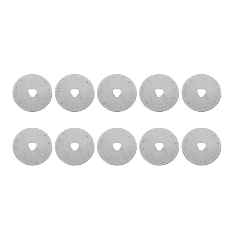 10pcs 45mm Rotary Cutter Refill Blades for Cutting Leather Fabric
