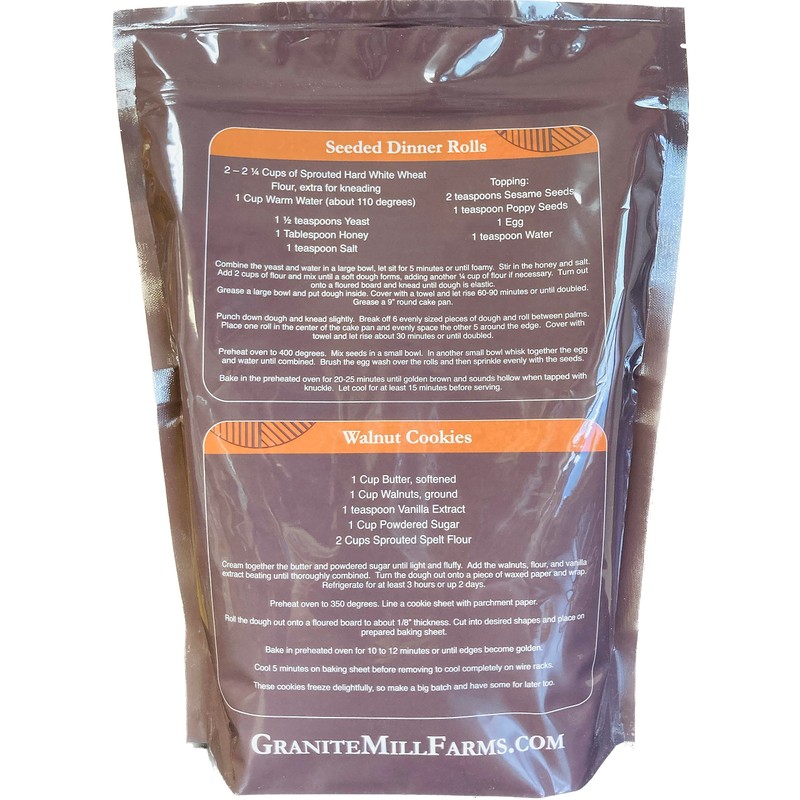 Granite Mill Farms Sprouted Organic Spelt Flour, 5 lb