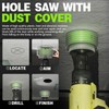 [8-in-1 Kit] Bi-Metal 2", 4", 6" Hole Saws + Drill