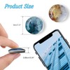 Glass Fridge Magnets, 12Pcs Marble Texture Crystal Refrigerator Glass Magnets