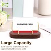 YMKWZ Business Card Holder Wood Card Holder Display Large Capacity