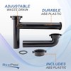 RecPro RV Kitchen Sink Drain Assembly | For Double Bowl