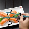 Hemoton 4 Pairs Steel- core Silicone Chopstick Cooking Chopsticks Non-