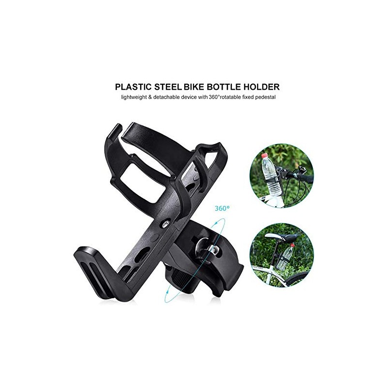 SakaSK Bicycle Drink Holder, Bottle Holder, 360 Degree Rotation, Cycle