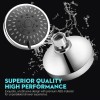 Warmspray Luxury High Pressure Shower Head with 5 Settings for