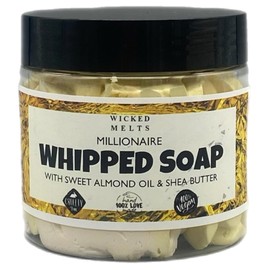 Millionaire Whipped Soap - Shower Fluff - Body Wash - Shaving Cream - Whipped Soap Gift - 150g