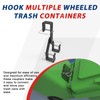 ELITEWILL Wheeled Trash Can Couplers to Hook Multiple Wheeled Trash