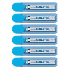 PILOT Set of 6 x 12 refills ENO-G Graphite for Mechanical Pencil 2B 0.7mm