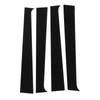 4pcs Black Pillar Posts Door Trim B Pillar Posts Door
