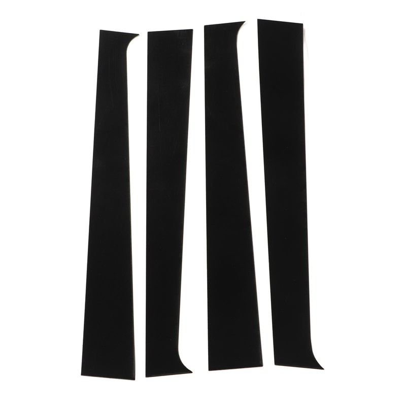 4pcs Black Pillar Posts Door Trim B Pillar Posts Door