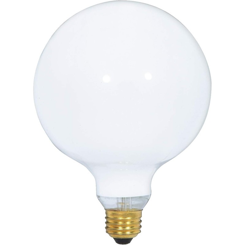 (4 Pack) G25 Incandescent Incandescent Light Bulb 2700K Soft Light,