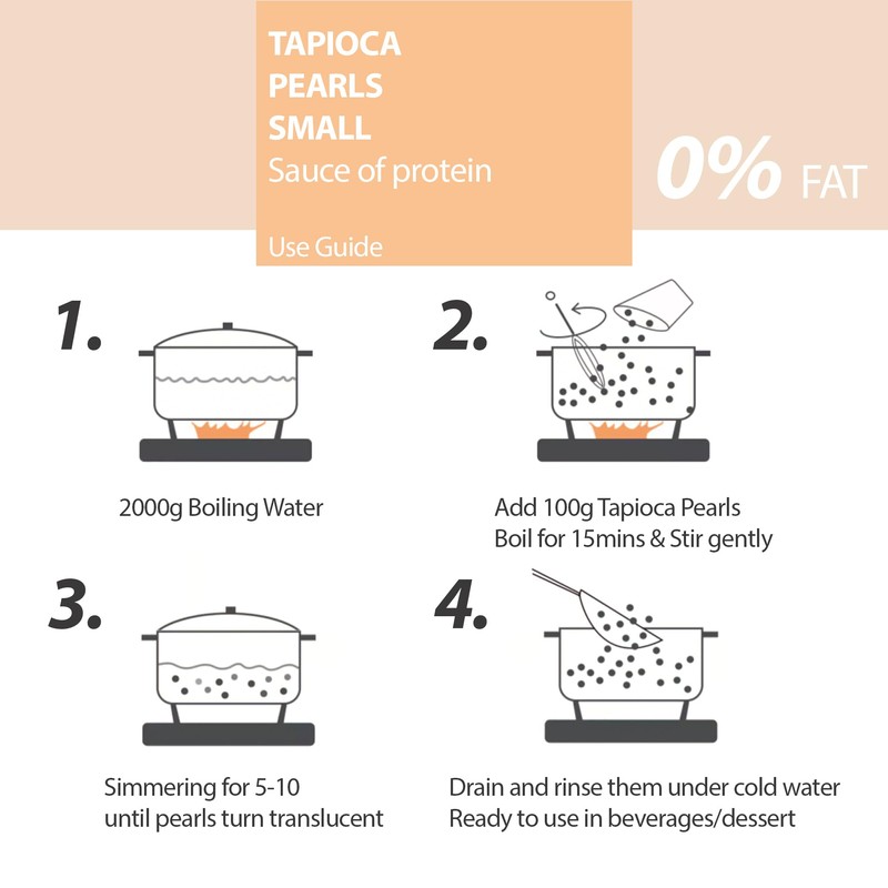 Tapioca Pearls Small 400g