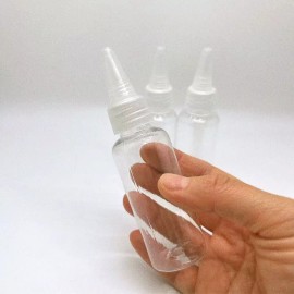 뾰족공병 미니 화장품 뾰족캡 케이스 50ml 100ml PWZ3+5Tpk Pointed Round Bottle Mini Cosmetic Container 50ml 100ml