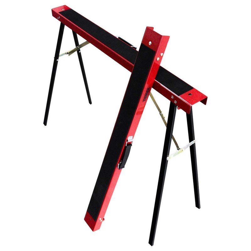 TOMAX Portable Folding Sawhorse Heavy Duty 275lb Weight Capacity Each