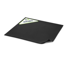 Silicone Rubber Sheet by MATNIKS, 12x12-inch by 1/8 Black Duro A65, High-Temperature Heat Resistant Gasket Material, Heavy Duty Solid Supports Leveling Sealing Bumpers Protection Abrasion Covers