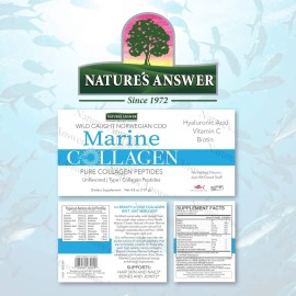 Nature's Answer Colágeno Marino En Polvo 137g Sfn Sin Sabor